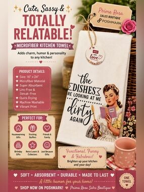 Customized microfiber kitchen towel